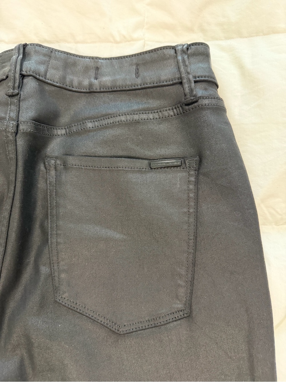White House Black Market Black Coated Trousers - Picture 4 of 5
